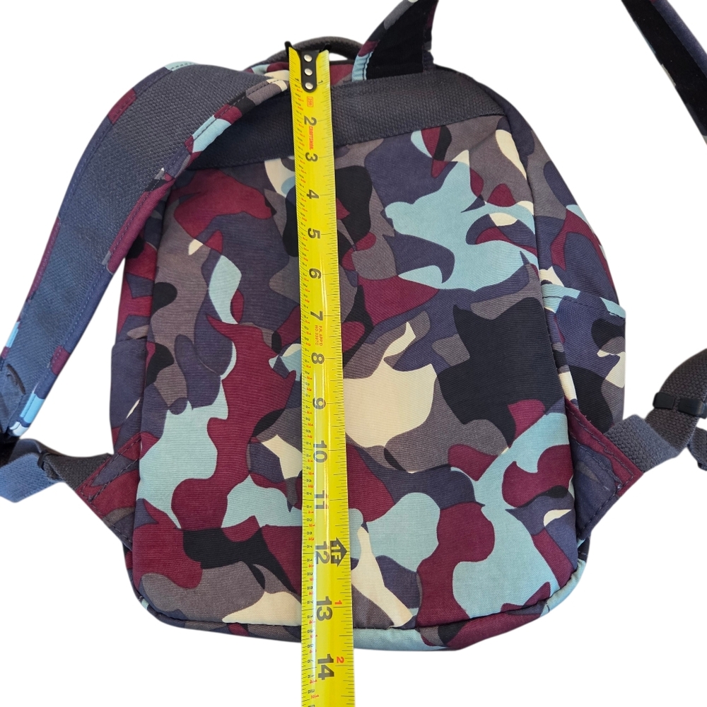 Kipling Seoul Small Camo Backpack Travel Daypack Camo L Tonal - Picture 6 of 16